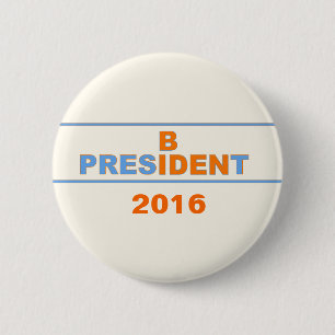 Badge Rond 5 Cm Le Président 2016 Biden