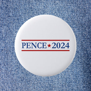 Badge Rond 5 Cm Le président américain de Modern Mike Pence 2024