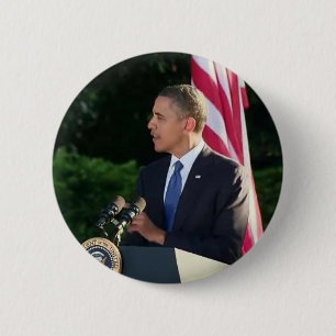Badge Rond 5 Cm Le Président Barack Obama
