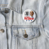 Badge Rond 5 Cm Le président des personnes (En situation)