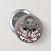 Badge Rond 5 Cm Le Président indépendant Button de Nader (Devant & derrière)
