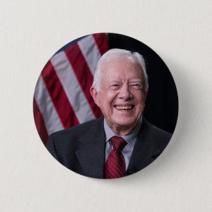 Badge Rond 5 Cm Le président Jimmy Carter souriant