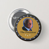 Badge Rond 5 Cm Le président : John McCain (Devant & derrière)
