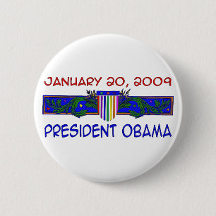 Badge Rond 5 Cm Le Président Obama