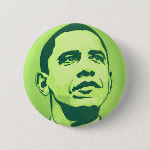 Badge Rond 5 Cm Le Président Obama, changement est maintenant