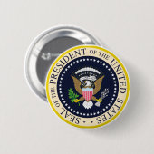 Badge Rond 5 Cm Le Président Obama Inauguration Keepsake (Devant & derrière)