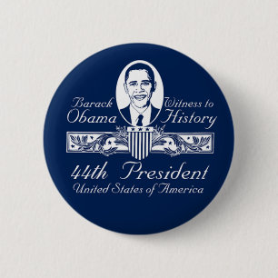 Badge Rond 5 Cm Le Président Obama Victory Button