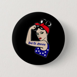 Badge Rond 5 Cm Le Président Trump 2025 Du Golfe Des États-Unis