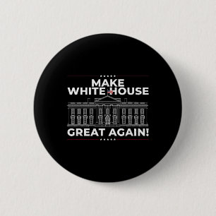 Badge Rond 5 Cm Le président Trump rend à nouveau la Maison Blanch