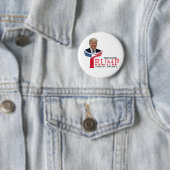 BADGE ROND 5 CM LE PRÉSIDENT TRUMP VINGT-DIX (En situation)