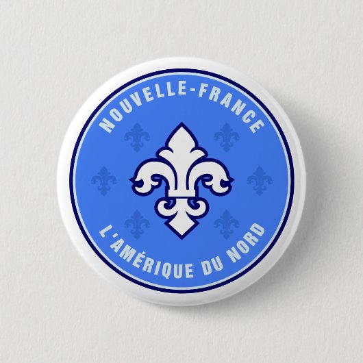 Badge Rond 5 Cm Le Québec, La Belle Province (Devant)