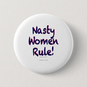Badge Rond 5 Cm Le règne des femmes malveillantes