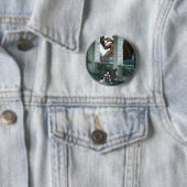 Badge Rond 5 Cm Le repaire du Dragon (En situation)