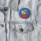 BADGE ROND 5 CM LE REQUIN (En situation)