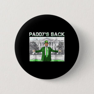 Badge Rond 5 Cm Le retour du Jour de la Saint Patrick de Paddy amu