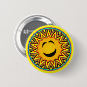 BADGE ROND 5 CM LE RÉTRO SOLEIL (Devant & derrière)