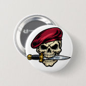 Badge Rond 5 Cm Le Rictus de Vanguard (Devant & derrière)