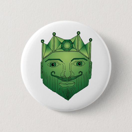 Badge Rond 5 Cm Le roi (Devant)