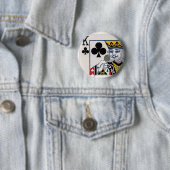 Badge Rond 5 Cm Le roi (En situation)