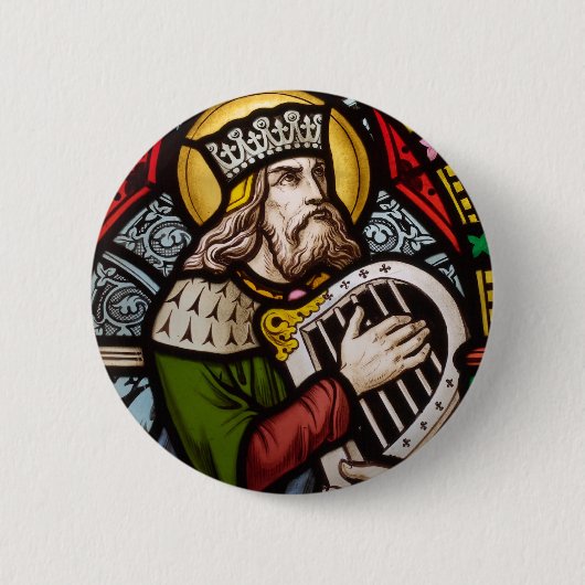 Badge Rond 5 Cm Le Roi David (Devant)