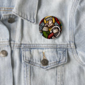 Badge Rond 5 Cm Le Roi David (En situation)