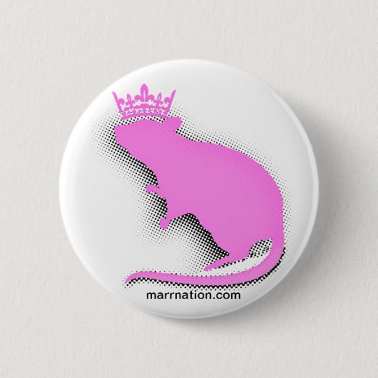 Badge Rond 5 Cm Le Roi Rat Button (Devant)