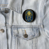 Badge Rond 5 Cm Le Roi Tut (En situation)