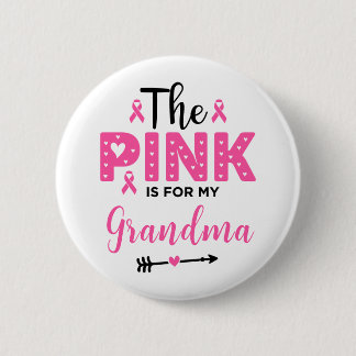 Badge Rond 5 Cm Le rose est pour la sensibilisation au cancer du s