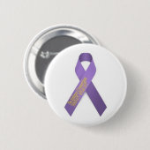 Badge Rond 5 Cm Le ruban de connexion d'épilepsie (Devant & derrière)