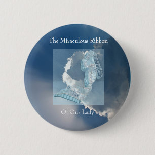 Badge Rond 5 Cm Le Ruban miraculeux de Notre-Dame
