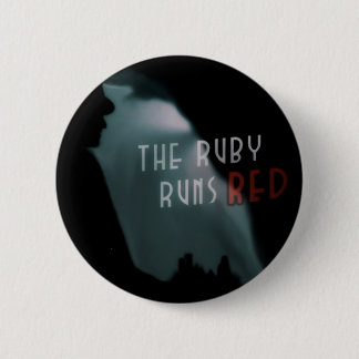 Badge Rond 5 Cm Le rubis court le bouton rouge