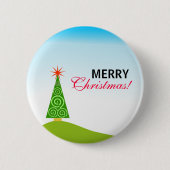 Badge Rond 5 Cm Le Sapin (Devant)