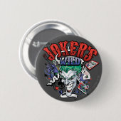 Badge Rond 5 Cm Le sauvage du Joker (Devant & derrière)
