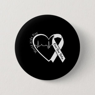 Badge Rond 5 Cm Le Sida Appuie Le Ruban Rouge La Journée Mondiale