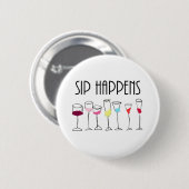 BADGE ROND 5 CM LE SIP SE PRODUIT (Devant & derrière)