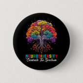 Badge Rond 5 Cm Le Spectrum Autism (Devant)