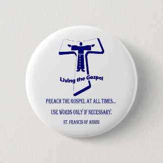 Badge Rond 5 Cm Le St Francis