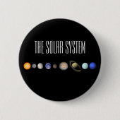 Badge Rond 5 Cm Le système solaire (Devant)