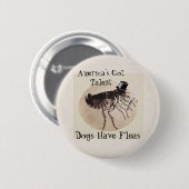 Badge Rond 5 Cm Le talent obtenu de l'Amérique (Devant & derrière)