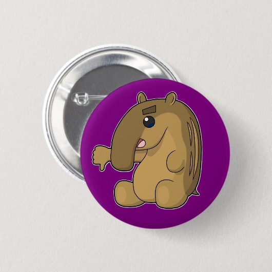 Badge Rond 5 Cm Le Tapir critique (Devant & derrière)