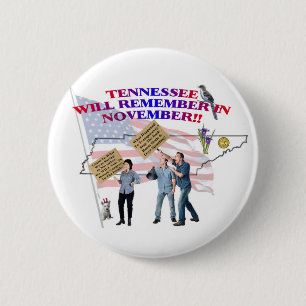 Badge Rond 5 Cm Le Tennessee - le congrès de retour aux personnes