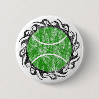 Badge Rond 5 Cm le tennis. tribal.