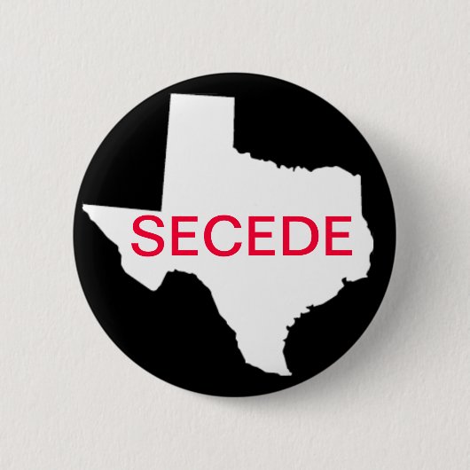 Badge Rond 5 Cm Le Texas font cécession le bouton (Devant)