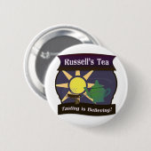 Badge Rond 5 Cm Le thé de Russell (Devant & derrière)