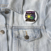 Badge Rond 5 Cm Le thé de Russell (En situation)