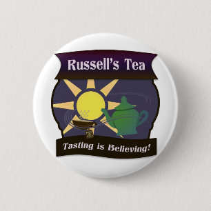 Badge Rond 5 Cm Le thé de Russell