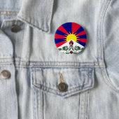 Badge Rond 5 Cm le Thibet (En situation)