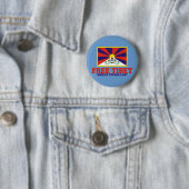 Badge Rond 5 Cm Le Thibet libre charrient (En situation)