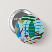 Badge Rond 5 Cm Le tsunami (Devant & derrière)