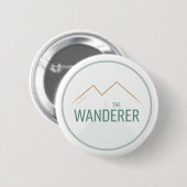 Badge Rond 5 Cm Le vagabond (Devant & derrière)